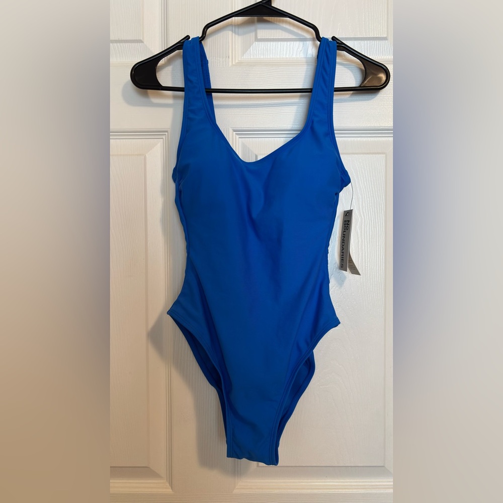 Blue Kids One Piece Swimsuit